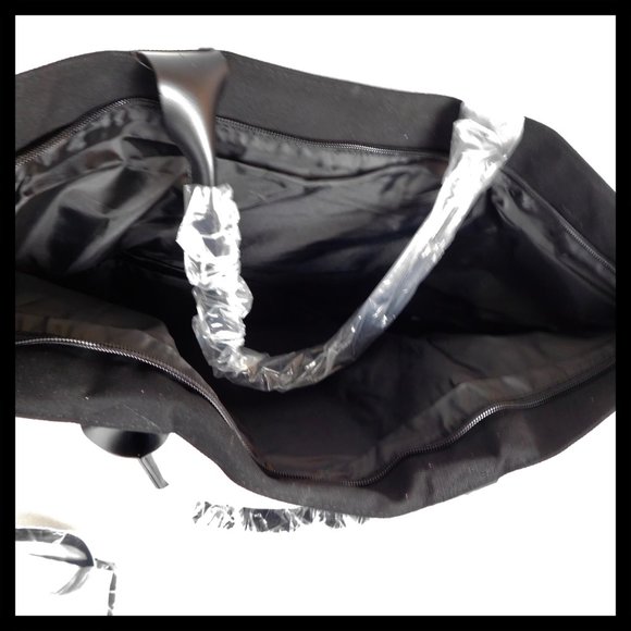 NWT Victoria's Secret Sequin Large Silver Tote Bag - Picture 6 of 8